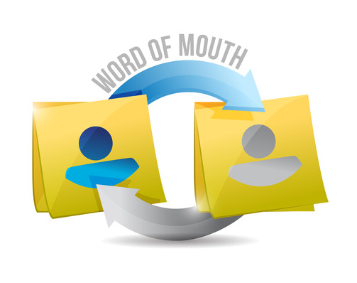 word of mouth memo post cycle illustration